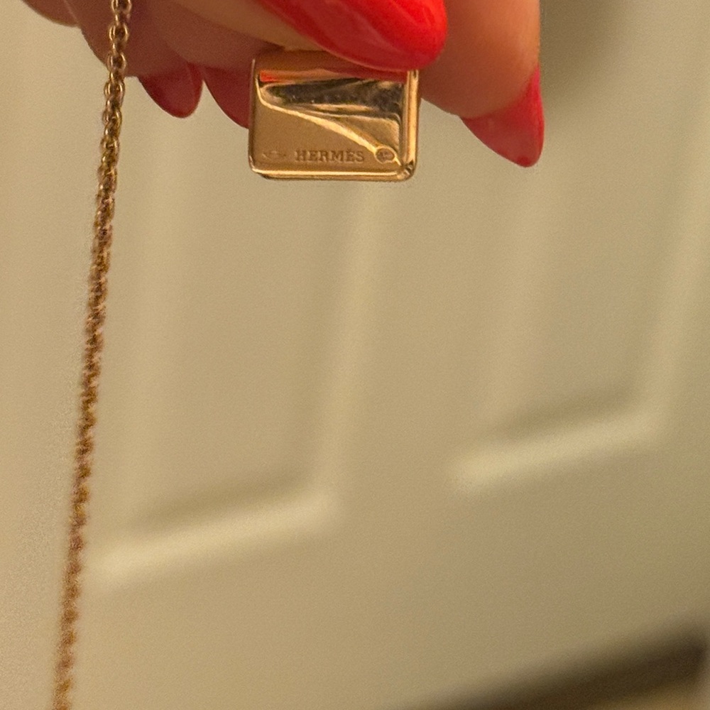 Hermes Amulettes Constance pendant Diamond Rose Gold - Picture 5 of 5